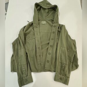 American Eagle Women's Green Jacket